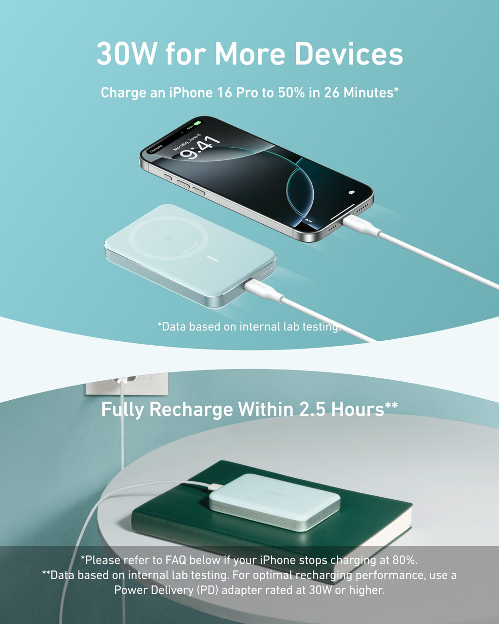 Anker MagGo 10K Slim Wireless Power Bank