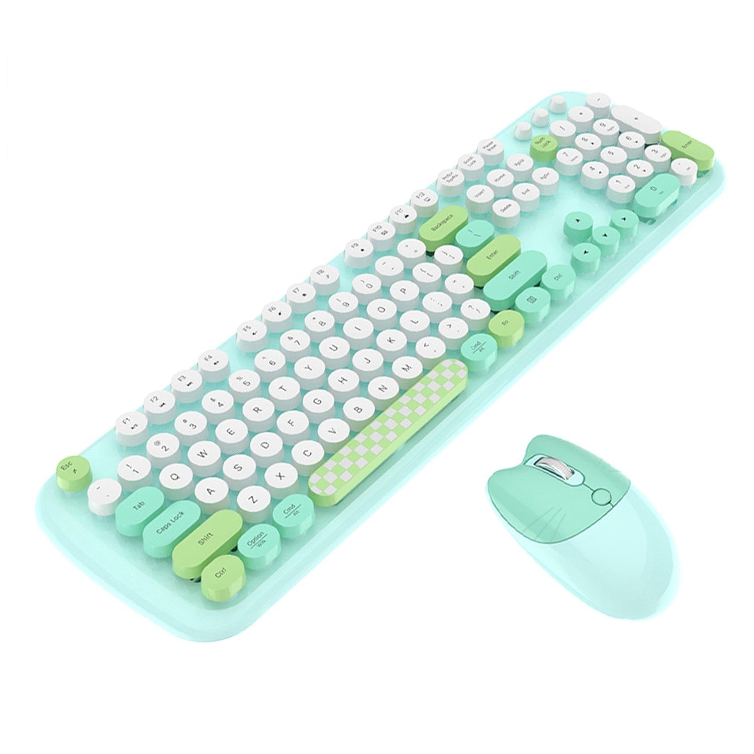 Wireless Keyboard & Mouse Combo – Silent Click, 104-Key