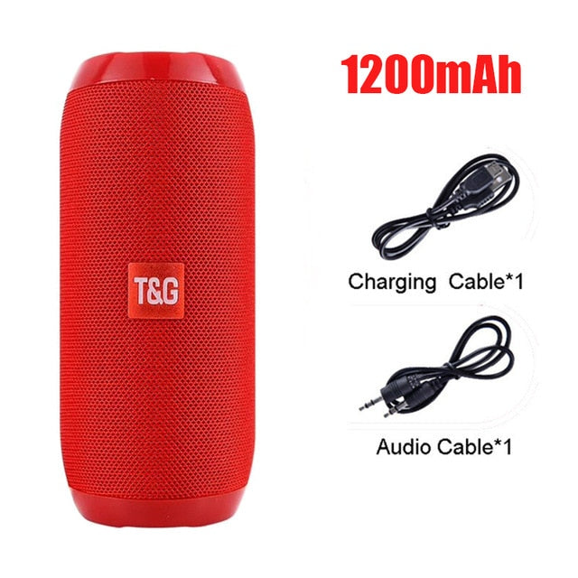 Portable Bluetooth Stereo Speaker with FM, USB & AUX