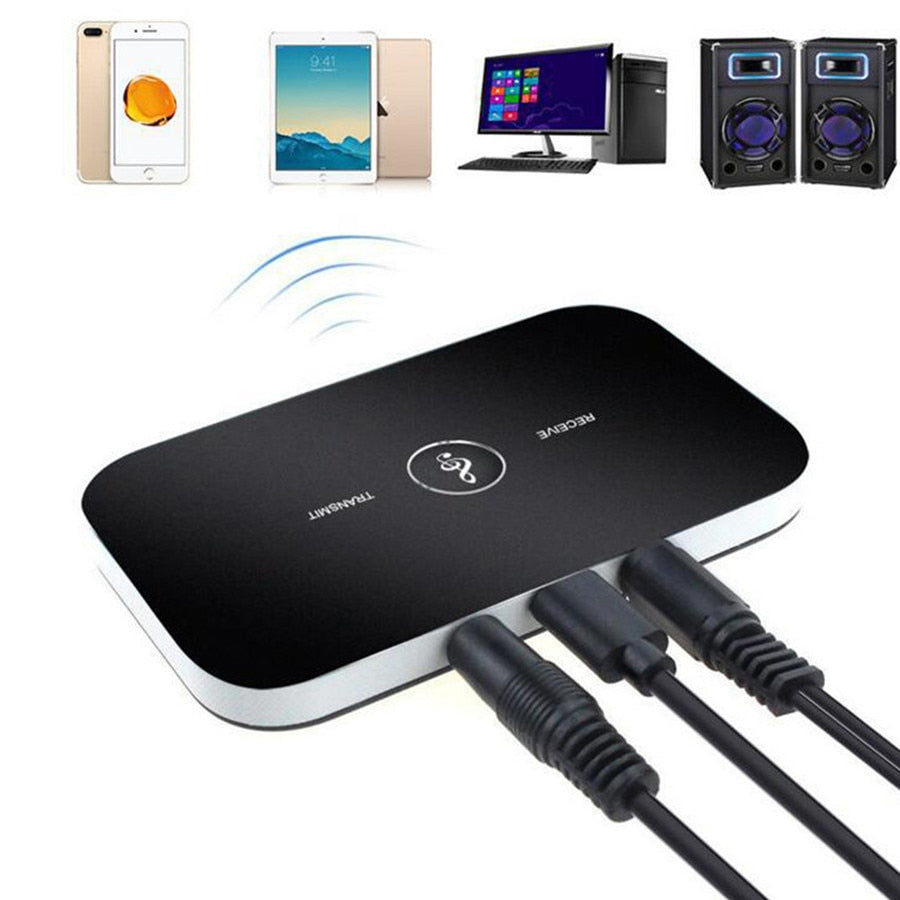 Bluetooth 5.0 Transmitter & Receiver – RCA/3.5mm Audio Adapter