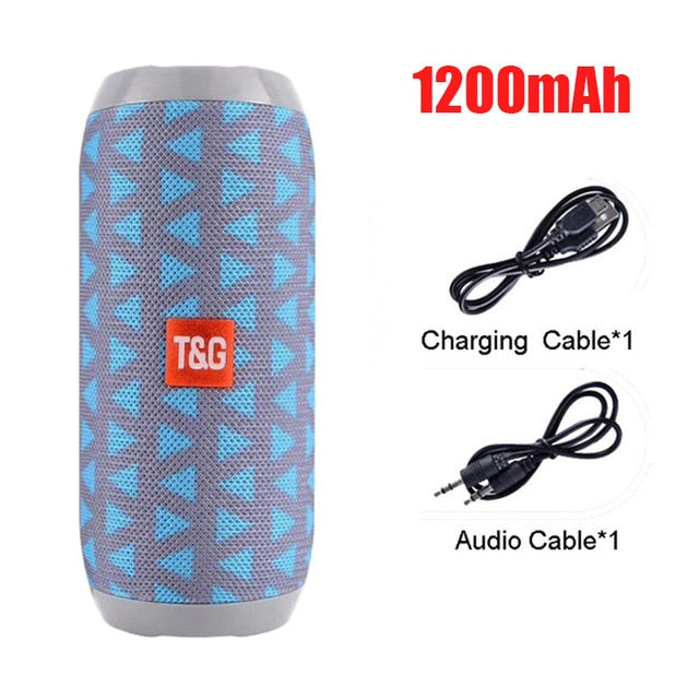 Portable Bluetooth Stereo Speaker with FM, USB & AUX