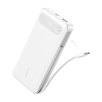 Anker 20K 87W Power Bank with Built-In USB-C Cable