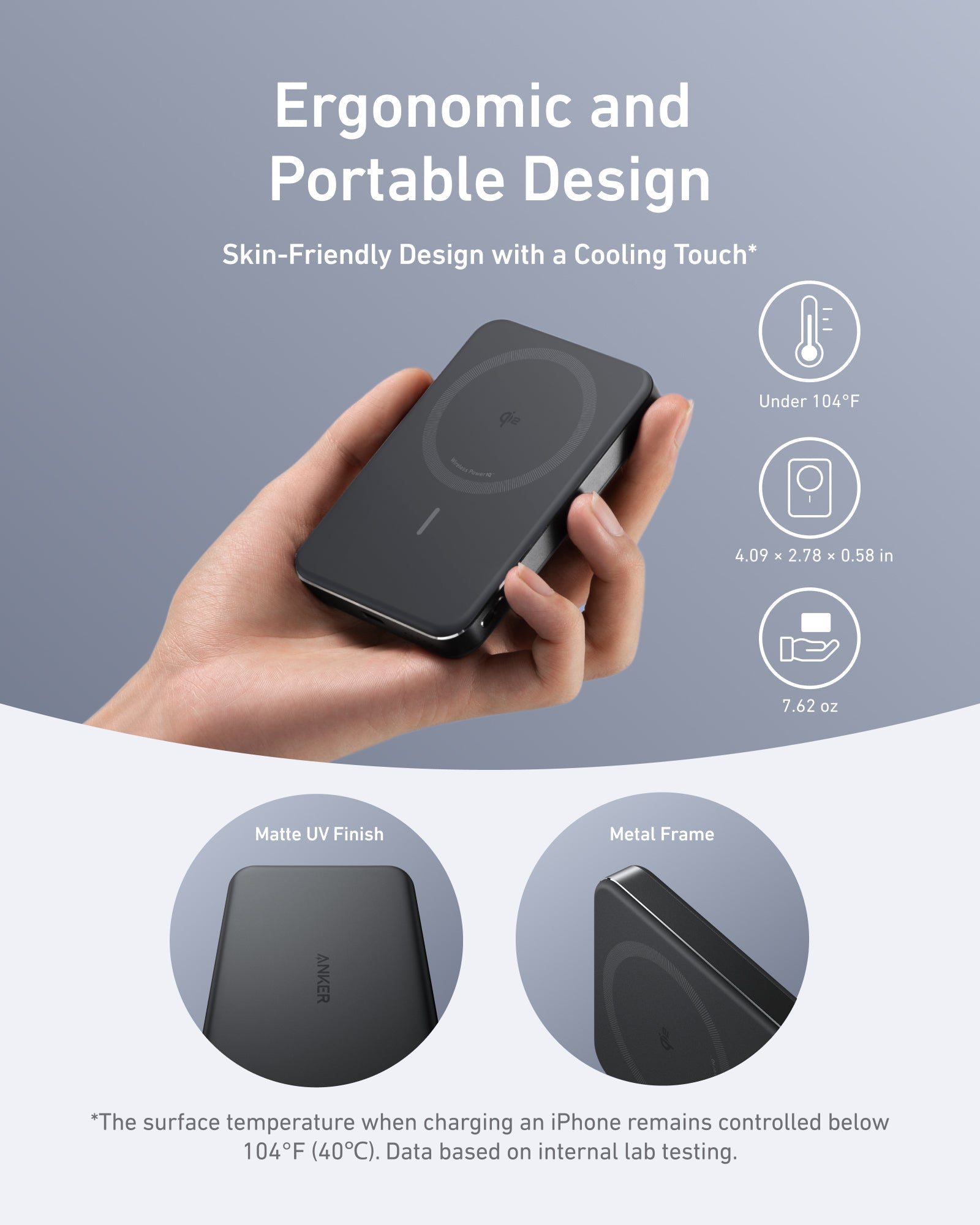 Anker MagGo 10K Slim Wireless Power Bank