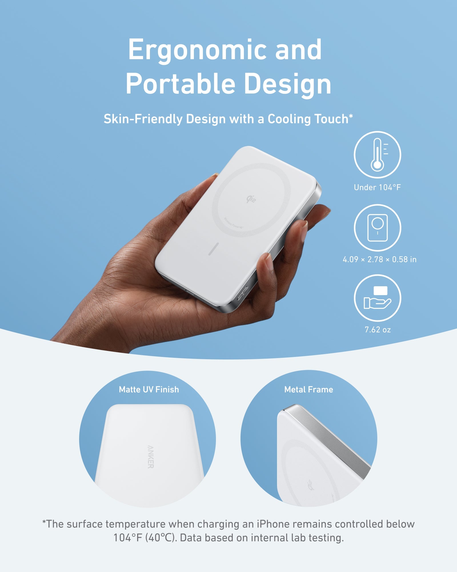 Anker MagGo 10K Slim Wireless Power Bank