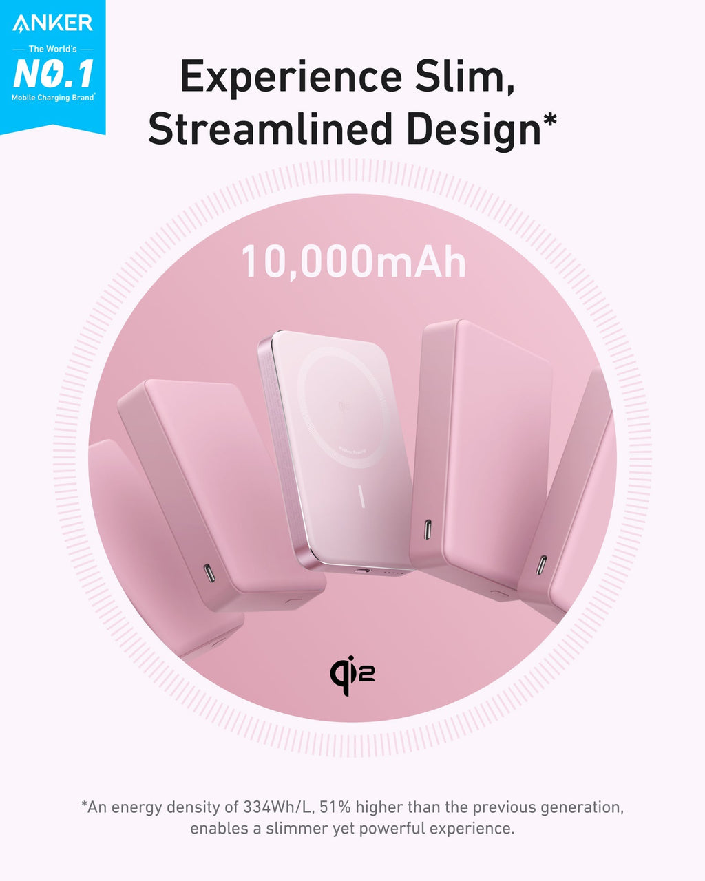 Anker MagGo 10K Slim Wireless Power Bank