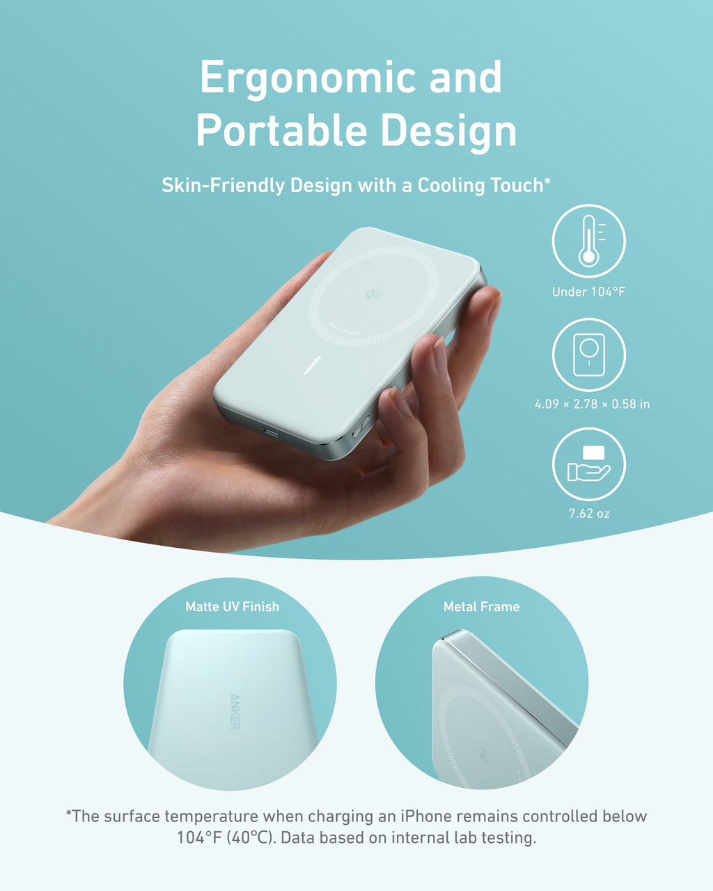 Anker MagGo 10K Slim Wireless Power Bank