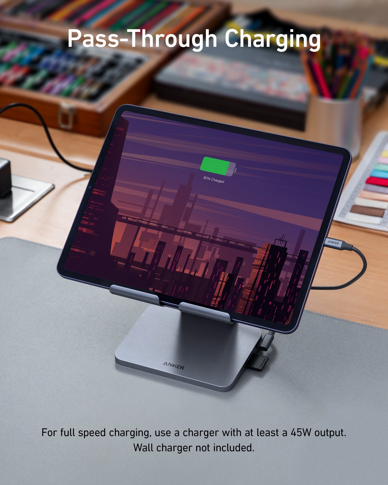 Anker 551 8-in-1 USB-C Hub & Tablet Stand