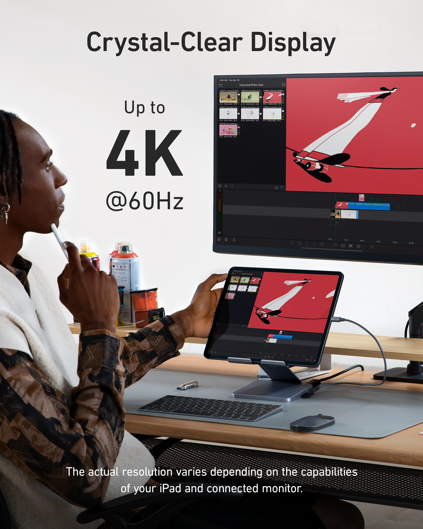 Anker 551 8-in-1 USB-C Hub & Tablet Stand