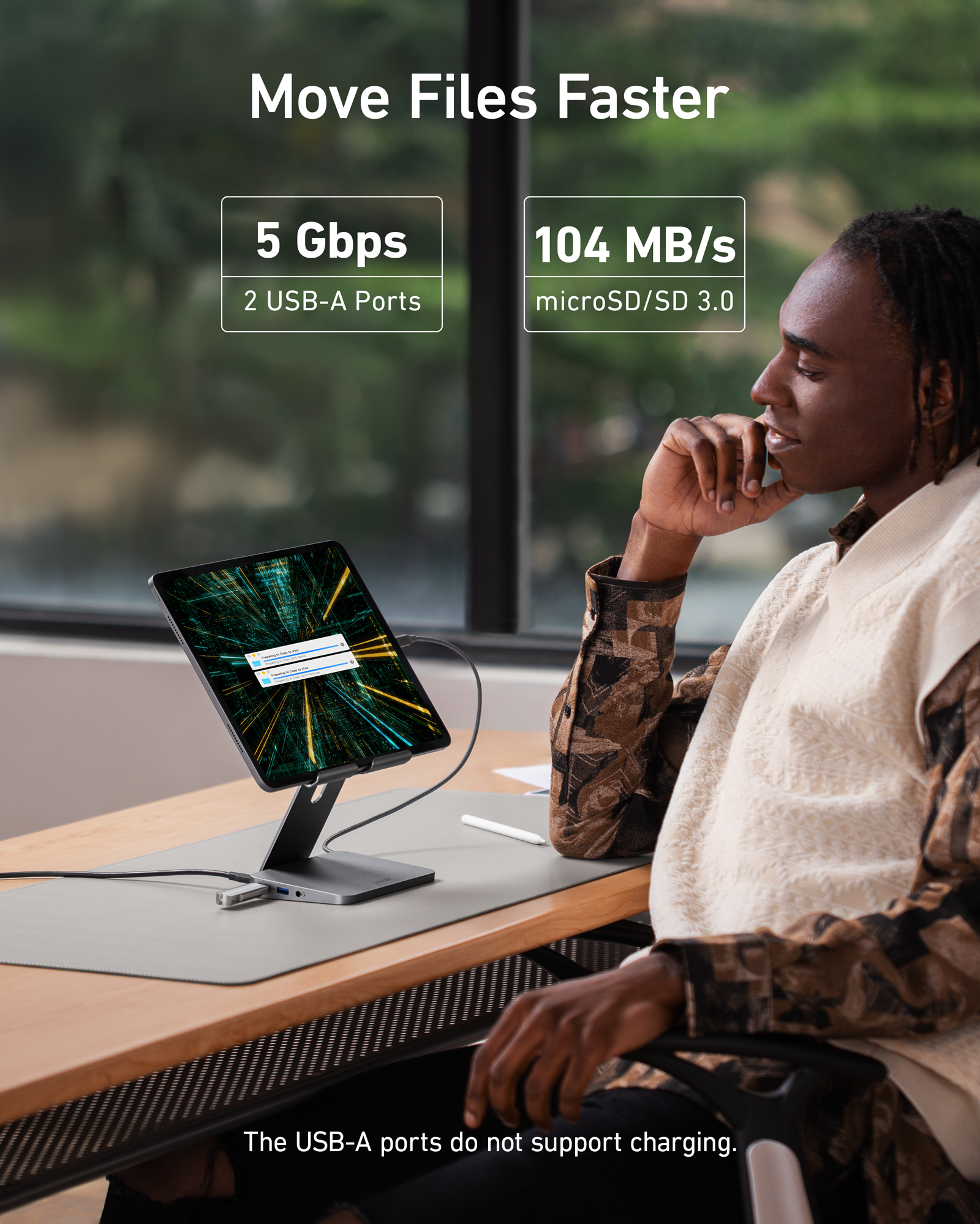 Anker 551 8-in-1 USB-C Hub & Tablet Stand