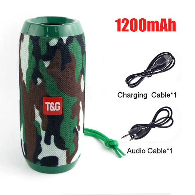 Portable Bluetooth Stereo Speaker with FM, USB & AUX