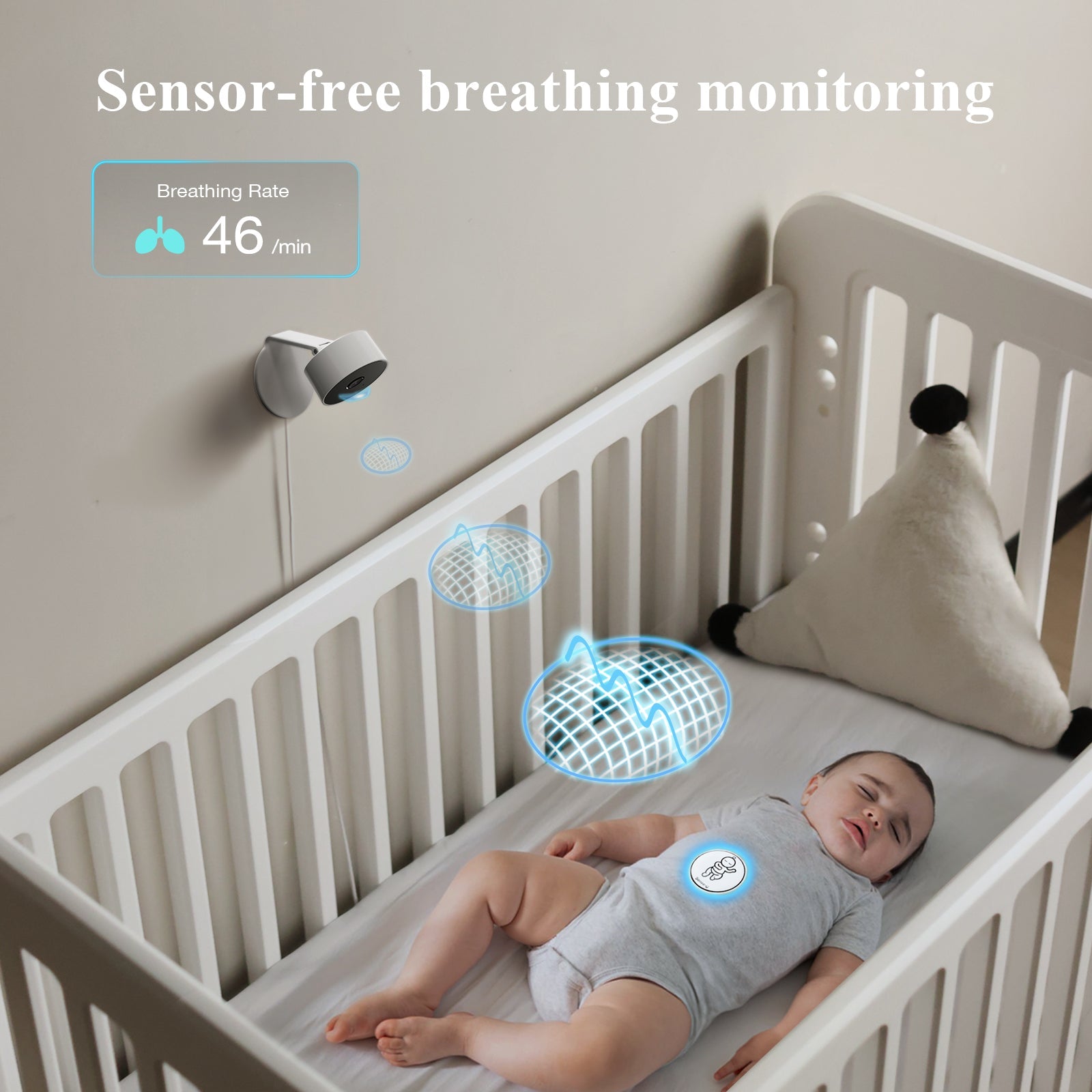 Sense-U AI Indoor Baby Monitor Camera with App