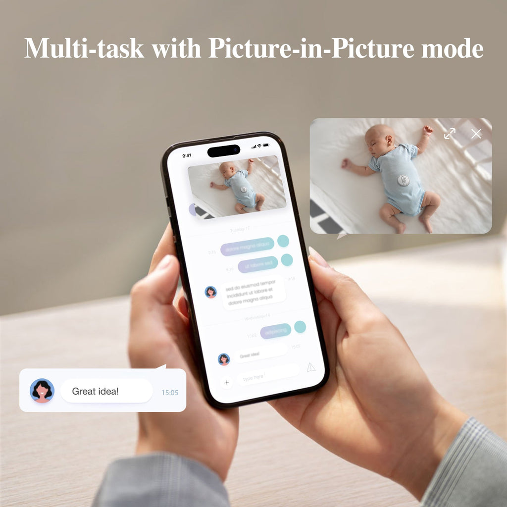 Sense-U AI Indoor Baby Monitor Camera with App
